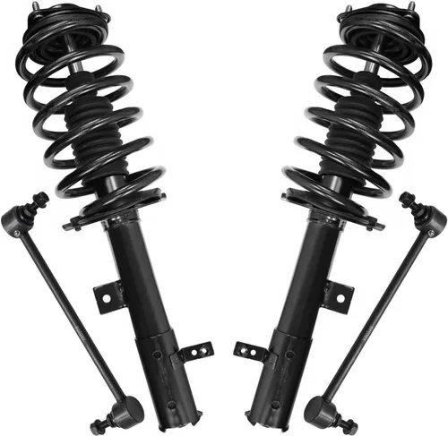 Miniatura 10 de Detroit Axle - Kit de puntales delanteros para Jeep Grand Cherokee 2005-2010 2006-2010 Commander 2007 2008 2009, 2 montajes rápidos de 2 barras