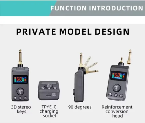 Miniatura 6 de Microfono, micrófonos recargables duales inalámbricos para karaoke con receptor para canto de karaoke, discurso, iglesia, compatible con teléfono