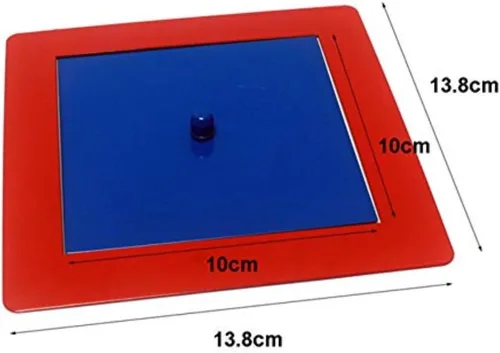 Miniatura 5 de Montessori - Juego de inserciones de metal de calidad profesional, 10 unidades, educación preescolar, formas geométricas, juguetes de aprendizaje