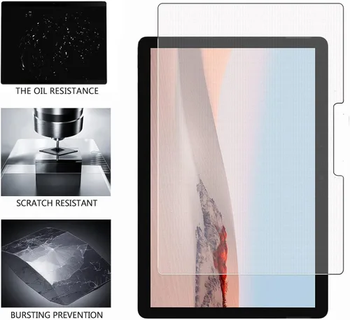 Miniatura 8 de Adeway [Paquete de 2] Protector de pantalla de papel para Microsoft Surface Go 4/3/2/1 (LCD 10.5 pulgadas) Mate/Vidrio templado/como escritura