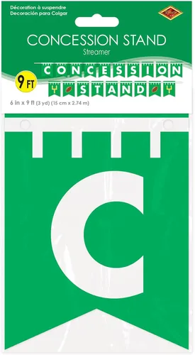 Miniatura 5 de Beistle Cartel de concesión de 6 x 9 pies para decoración de fútbol, fiestas temáticas deportivas, fabricado en Estados Unidos desde 1900
