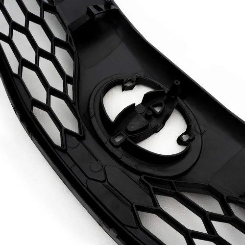 Miniatura 7 de CHEDA Conjunto de rejilla superior delantera, compatible con Toyota Camry 2012-2014 pintado parcialmente negro, SE/SE Sport, 5310106340C0