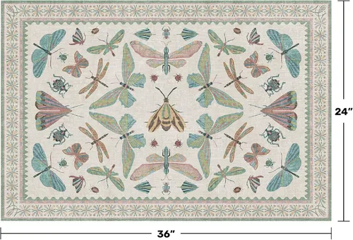 Miniatura 2 de Hazo Haus Alfombra de Baño Bohemia Lavable 2x3, Alfombras Pequeñas para Cocina, Tocador, Puerta Principal Entrada Interior, Antideslizante Pelo Bajo
