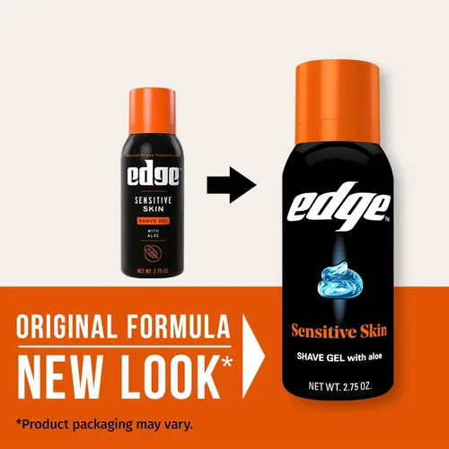 Miniatura 3 de Edge Gel de afeitado para hombres, piel sensible con aloe, (paquete de 12) - Gel de afeitado para hombres que hidrata, protege y calma para ayudar a