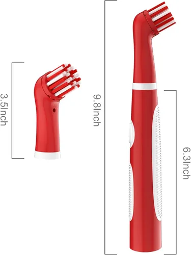 Miniatura 2 de SOARING Cepillo de limpieza eléctrico recargable con cabezales de cepillo múltiples 4 en 1, cepillo motorizado inalámbrico para interiores y hogar