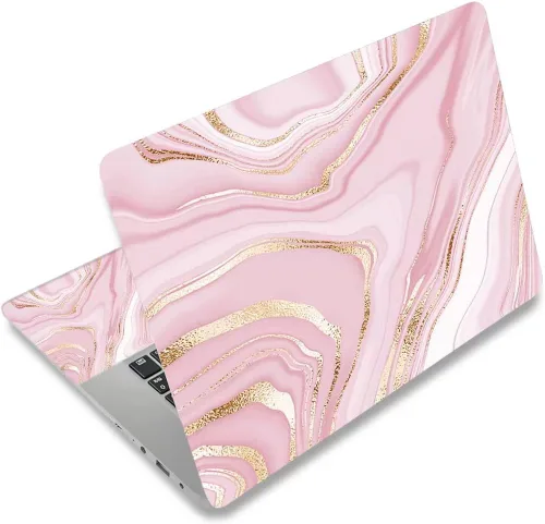 Miniatura 41 de Adhesivo para laptop de 12.1-15.6 pulgadas, calcomanía reutilizable universal de vinilo para laptop, protector de arte impermeable en color panal