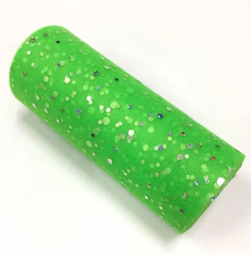 Miniatura 11 de Rollo de tul con lentejuelas con purpurina, decoración de boda, suministros de organza para fiestas de cumpleaños, carrete de tela, vestido tutú