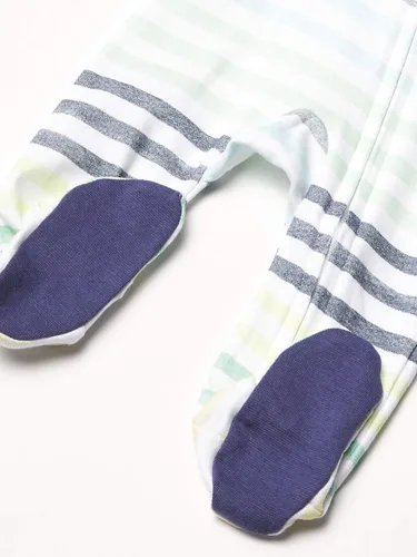 Miniatura 2 de HonestBaby Baby Boys' Organic Cotton Footed Sleep & Play Pajamas