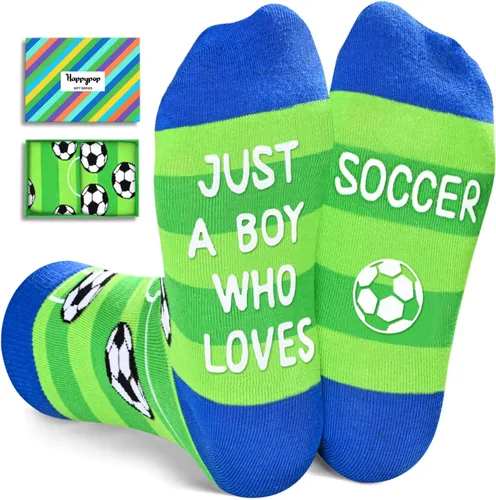 HAPPYPOP Kids Socks Funny Crazy Silly Socks Boys Girls Baseball Basketball Soccer Hockey Socks, Tween Preteen Gifts