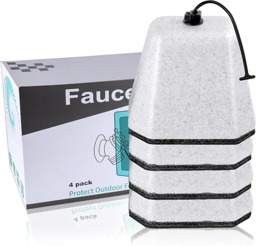 Miniatura 7 de Cubiertas de Grifo para el Aire Libre para Protección contra Congelación en Invierno, Fundas de Espiga de Espuma para el Invierno Aisladas