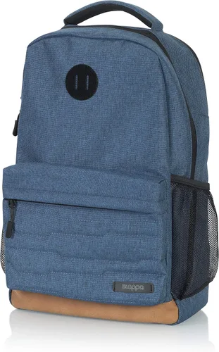 Slappa Alpha Series - Mochila para laptop para videojuegos, se adapta a portátiles de hasta 15 pulgadas; azul (SL-ALPHA-LAPTOP-BP-BLU)