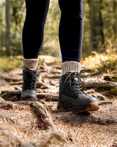 Miniatura 5 de NORTIV 8 Botas de senderismo impermeables para mujer, botas de senderismo al aire libre para senderismo