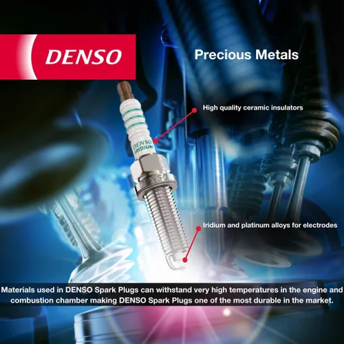 Miniatura 6 de Denso (4704) IKH20TT Bujía de encendido Iridium TT (1 unidad)
