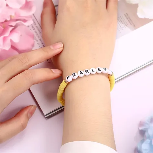 Miniatura 3 de Rozozo Taylor NONTAI Pulseras de la amistad Swiftie Pulseras de joyería para la época, pulseras de amistad de música Reputation Fearless Midnight