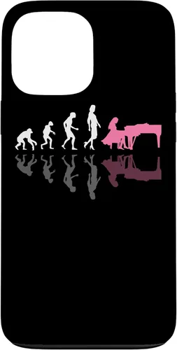 Miniatura 22 de iPhone 13 Pro Evolution of Women Piano Músico Retro Vintage Pianist Case