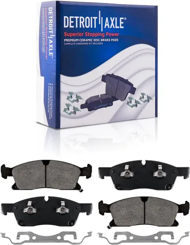 Miniatura 56 de Detroit Axle - Pastillas de freno traseras para Mercedes-Benz C230 C240 C280 C320 C350 CLK320 CLK350 CLK430 E300 E320 E420 E430 SLK350, pastillas