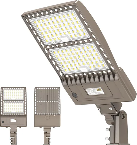 Miniatura 20 de Luces LED de estacionamiento de 480 V 150 W 21000 LM LED Shoebox Pole Lights Fixture 400W HID/HPS Reemplazo 5000K IP65 AC 277-480V UL Listado