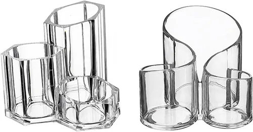 Miniatura 2 de Caja de almacenamiento de brochas de maquillaje Soporte transparente de acrílico cosmético