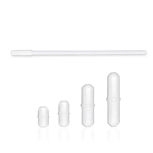 ULAB Juego de barras de agitación magnéticas octaédricas y recuperador de imanes de PTFE, 4 tamaños de 0.512 in, 0.591 in, 0.984 in y 1.496 in,