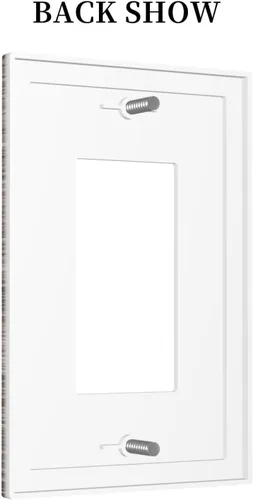 Miniatura 552 de Placa Decorativa de Pared de Granja Rústica con Cuerno de Madera para Puerta de Granero 1 Banda Duplex Cubiertas de Toma Eléctrica Soltera