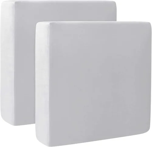 Miniatura 9 de Fundas de cojín de terciopelo para sofá, funda elástica para cojín de sofá suave, protector de muebles extraíble y lavable para sala de estar, Negro
