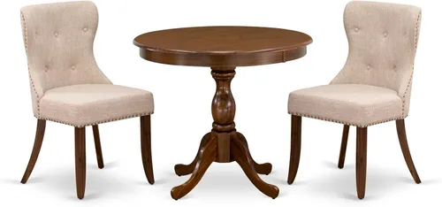 East West Furniture AMSI3-AWA-04, mediano Marrón