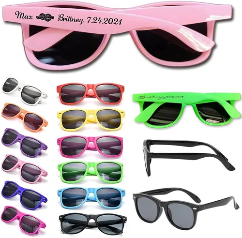 GZLDGIFTS Gafas de sol personalizadas para fiesta de boda con destino a granel, regalos para novia, regalos de gafas de sol para despedida de soltero