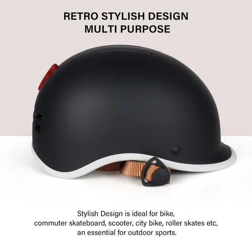 Miniatura 4 de Exclusky Casco de bicicleta para adultos, casco de ciclismo ajustable para hombres y mujeres, casco de bicicleta para viajes, ciclismo de carretera