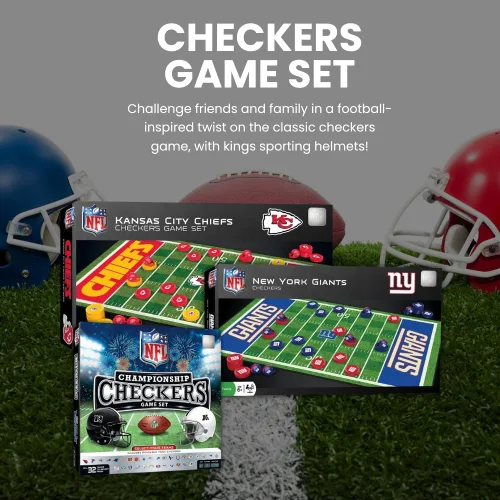 Miniatura 2 de MasterPieces NFL Los Angeles Rams Juego de mesa de damas, 13 x 21 pulgadas