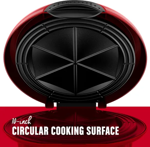 Miniatura 6 de Fabricante eléctrico de Quesadilla George Foreman, Rojo, GFQ001