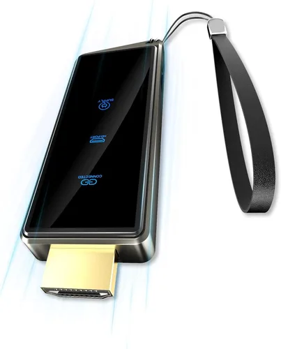Adaptador inalámbrico HDMI para pantalla Dongle, adaptador de pantalla inalámbrico portátil 2.4/5G para transmisión de medios de video/audio desde