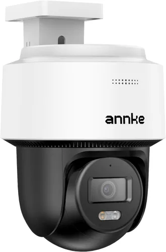 ANNKE Cámara PoE 4K PT, audio de 2 vías, cámara de seguridad IP de inclinación de 345° de 80° para exteriores, seguimiento automático Lite,