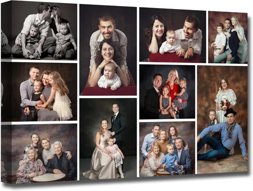 Miniatura 20 de LZIMU Impresiones en lienzo de collage con tus fotos personalizadas múltiples imágenes para pared, collage personalizado de fotos, regalos