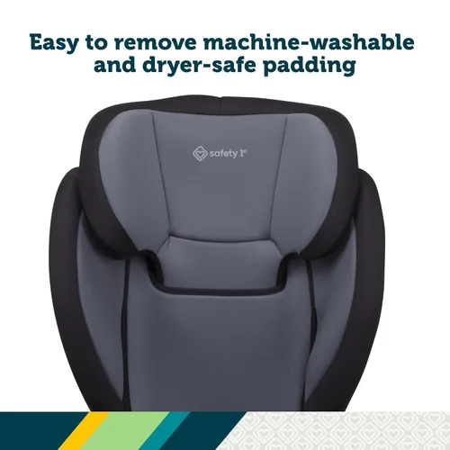 Miniatura 8 de Safety 1st Grow and Go - Asiento de coche booster 2 en 1 con ComfortWings, se convierte de respaldo alto a sin respaldo, 48,3 cm de ancho, caben 3