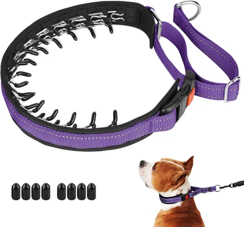 Miniatura 15 de Mayerzon Collar de Perro sin Tirones, Collar de Martingala Patentado para Perros Pequeños, Medianos y Grandes con Hebilla y Nylon Resistente