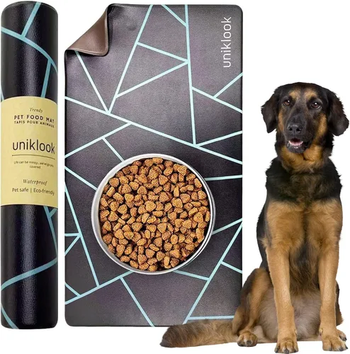 Miniatura 11 de Tapete de comida para perros, tapete para tazón de perro, tapete de comida para mascotas, tapete para alimentos y agua para perros, tapete