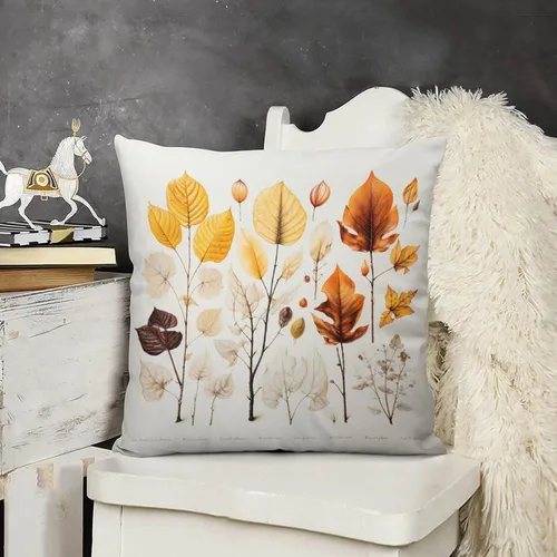 Miniatura 10 de Funda de almohada de paisaje, campo, otoño, otoño, tamaño estándar, otoño, día de Acción de Gracias, cuadrada, suave, doble cara, impresión, funda