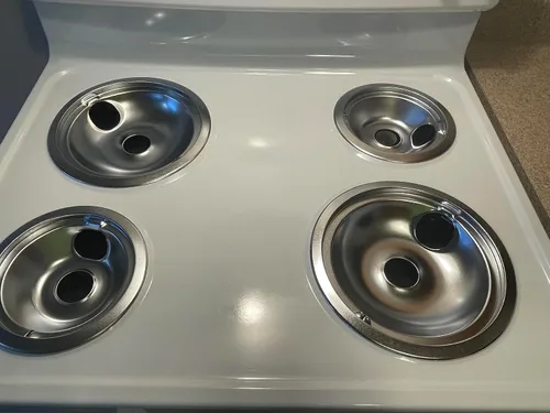 Miniatura 8 de WB31M15 y WB31M16 - Sartenes de goteo Reemplazo compatible para GE/Hotpoint. Cubiertas para quemadores de estufas eléctricas generales y sartenes