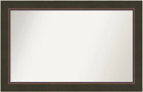 Miniatura 104 de Amanti Art Espejo personalizado, espejo de baño de bronce Milano, espejo de pared o espejo de tocador de baño sobre el fregadero