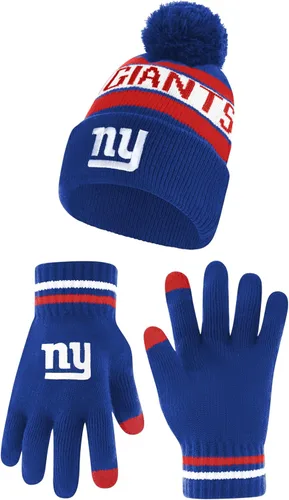 Miniatura 20 de Ultra Game Adults NFL Official Super Soft Winter Beanie Knit Hat With Warm Touch Screen Gloves Color del equipo 2