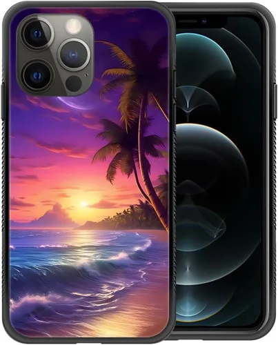 Miniatura 8 de ZHEGAILIAN Funda compatible con iPhone 13 Pro Max, diseño de patrón de policarbonato duro, funda protectora de TPU suave antideslizante para iPhone