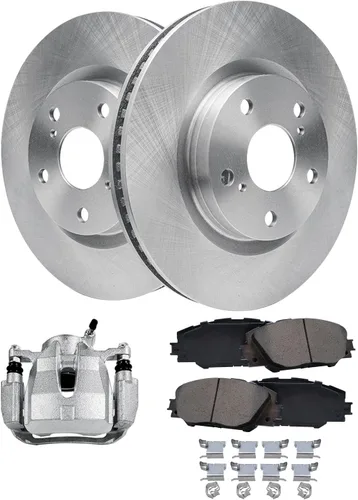 Miniatura 38 de Detroit Axle - Rotores de freno para Chrysler 200 2015 2016 2017, Rotores de freno de disco de reemplazo: 12.01" pulgadas delantero y 10.95
