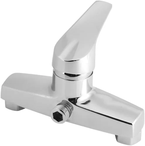 Miniatura 4 de Grifo de baño de aleación de zinc Válvula de una sola manija Grifo mezclador de ducha de baño montado