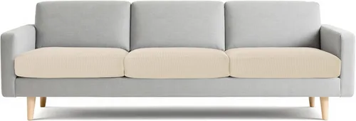 Miniatura 58 de CHUN YI - Funda elástica de cojín para sofá biplaza, funda de asiento de sofá con tela jacquard de elastano (mediana, color marfil blanco)