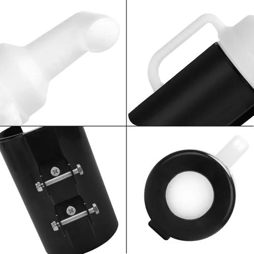 Miniatura 5 de Roykaw Botella de arena para carrito de golf, olla de arena con soporte, botella de arena universal de llenado Divot compatible con modelos EZGO