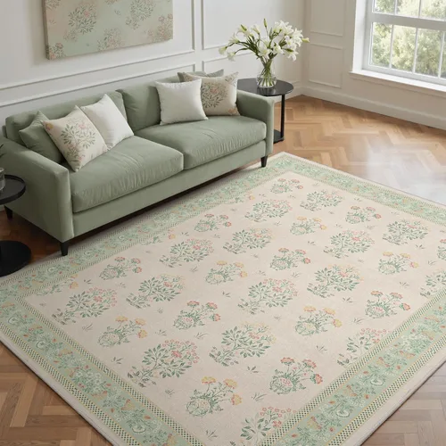 Miniatura 80 de GENIMO Alfombra antideslizante de 2 x 6 pies, lavable para pasillos de cocina, alfombras de cocina modernas abstractas, alfombra ligera de pelo bajo
