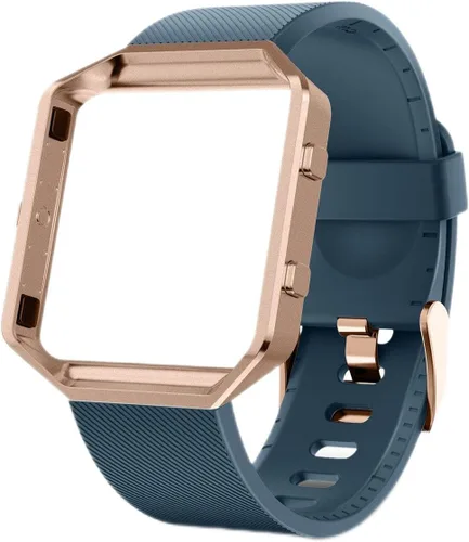 Miniatura 16 de Correa con marco para reloj Fitbit Blaze de LEEFOX, edición especial, correa de silicón, unisex, S G-10pack Classic+1 Marco Negro