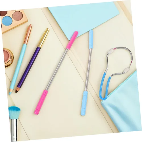 Miniatura 7 de 8 unidades de depilación facial depiladora de resorte para mujeres, herramienta de depilación manual ergonómica para barbilla, mejilla y labio