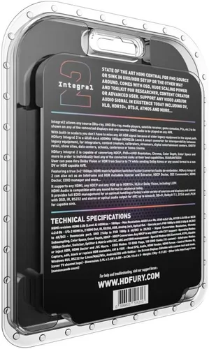 Miniatura 3 de HDFury Integral2 Divisor HDR 4K Extractor de audio HDMI Soporte de dos fuentes de entrada