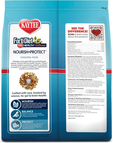 Miniatura 12 de Kaytee Forti-Diet Pro Salud+Nourish+Protect alimento para periquitos, apoya la cría y la muda, nutrición respaldada por la ciencia, salud digestiva